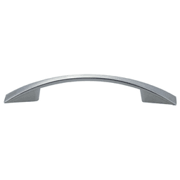 96mm Modern Bow Arch Pull, Polished Chrome
