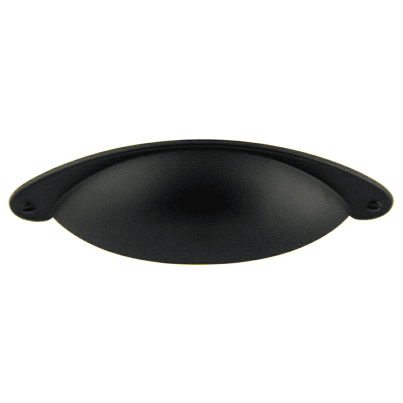 3" Hooded Shaker Cup Pull, Matte Black
