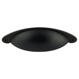 3" Hooded Shaker Cup Pull, Matte Black