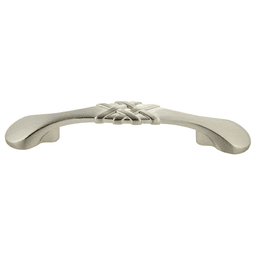 3" Traditional Braided Pull, Satin Nickel