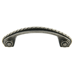 3" Rope Arch Pull, Weathered Nickel