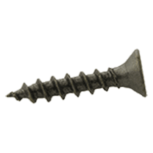 #6 x 3/4" Flat Head Shutter Screw, Phillips Drive and Type 17 Point, Almond, Box of Thousand by Pride Industrial LLC