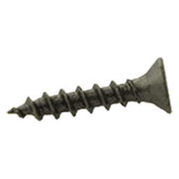 #6 x 3/4" Flat Head Shutter Screw, Phillips Drive and Type 17 Point, Almond, Box of Thousand by Pride Industrial LLC
