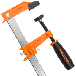 18" Heavy-Duty Clutch Style Steel Bar Clamp, 3" Throat Depth