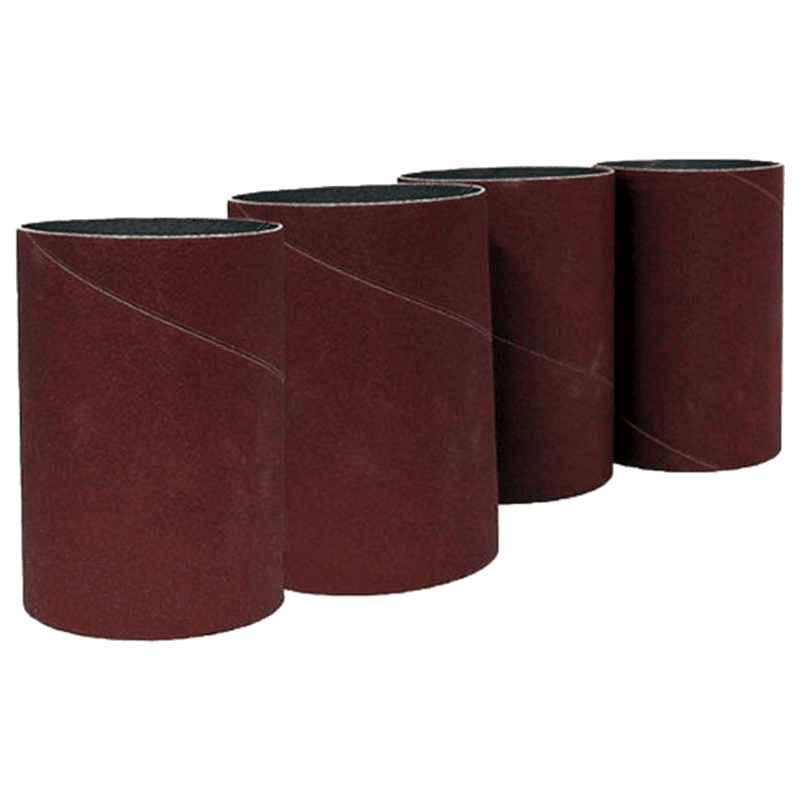 5-1/2" x 3" 100 Grit Aluminum Oxide Sanding Sleeves (4-Pack)
