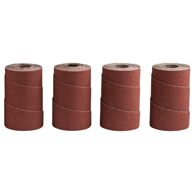 18" 36 Grit Aluminum Oxide Ready-to-Wrap Abrasive Sandpaper (4-Pack)