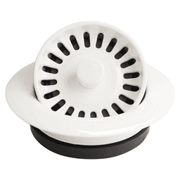 3-1/2" Acrylic Disposal Flange, White