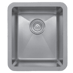Edge 400 Stainless Steel Under Mount 18G Single Bowl Bar/Prep Sink, 16-1/4" x 18-1/4" x 9