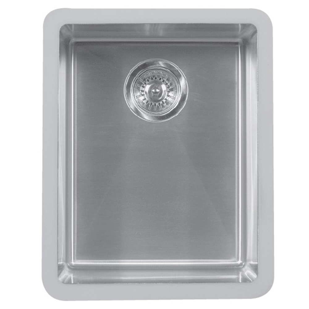 Edge 500 Stainless Steel Undermount 18G Single Bowl Bar/Prep Sink, 15-1/2" x 19-1/2" x 9