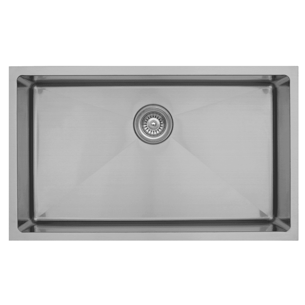 EL-75 Stainless Steel Under Mount 16G Single Bowl Kitchen Sink, 30" x 18" x 10