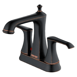Woodburn Double-Handle Bathroom Faucet with Pop-Up Drain, Oil-Rubbed Bronze