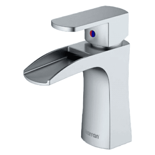 Kassel Single-Handle Basin Bathroom Faucet with Pop-up Drain, Stainless Steel