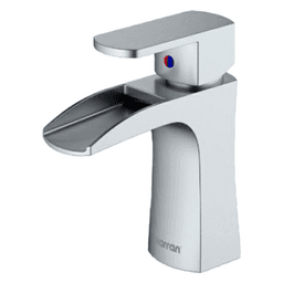 Kassel Single-Handle Basin Bathroom Faucet with Pop-up Drain, Stainless Steel