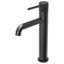 Tryst Single-Handle Single Hole Vessel Bathroom Faucet with Matching Pop-up Drain, Gunmetal Gray