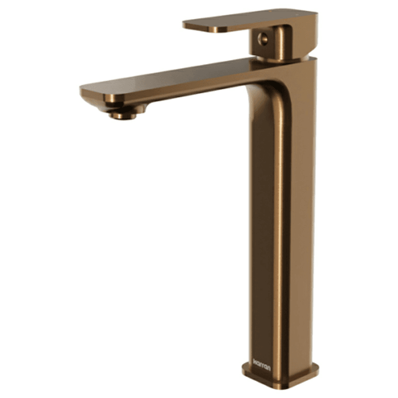 Venda Single-Handle Single Hole Vessel Bathroom Faucet with Matching Pop-up Drain, Brushed Copper