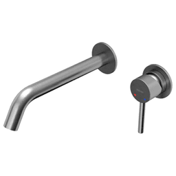 Grantham Single-Handle Wall-Mount Bathroom Faucet, Stainless Steel
