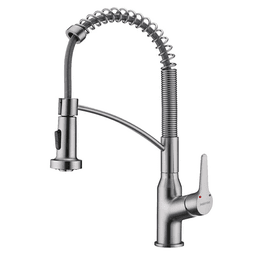 Scottsdale Single-Handle Pull-Down Kitchen Faucet with Dual-Function Sprayer, Stainless Steel