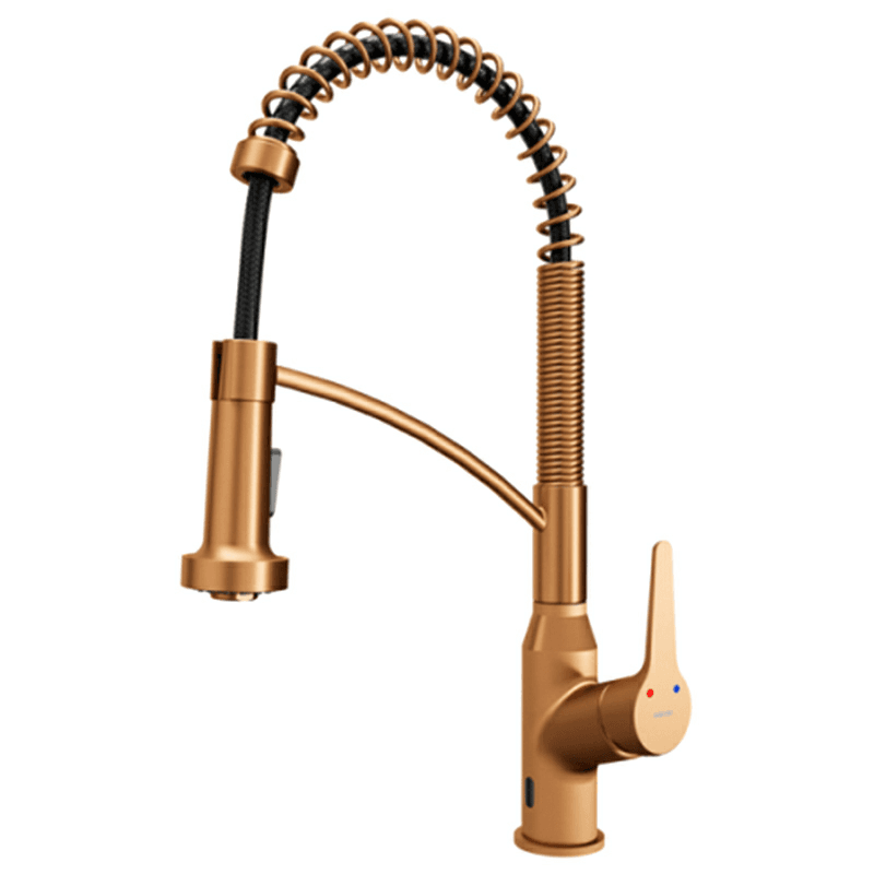 Alston Touchless Single-Handle Pull-Down Sprayer Kitchen Faucet, Brushed Copper