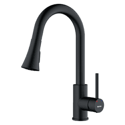 Weybridge Single-Handle Pull-Down Kitchen Faucet with Dual-Function Sprayer, Matte Black