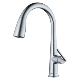 Kentland Single-Handle Pull-Down Kitchen Faucet with Dual-Function Sprayer, Stainless Steel