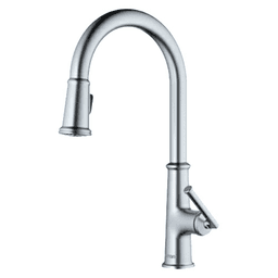 Elwood Single-Handle Pull-Down Kitchen Faucet with Dual-Function Sprayer, Stainless Steel