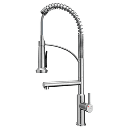 Adlington Single-Handle Pull Down Sprayer Kitchen Faucet with Pot Filler, Stainless Steel