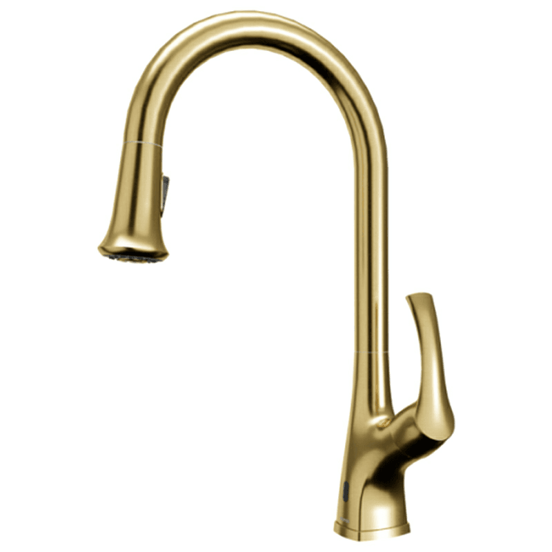 Chantilly Touchless Single-Handle Pull Down Sprayer Kitchen Faucet, Brushed Gold