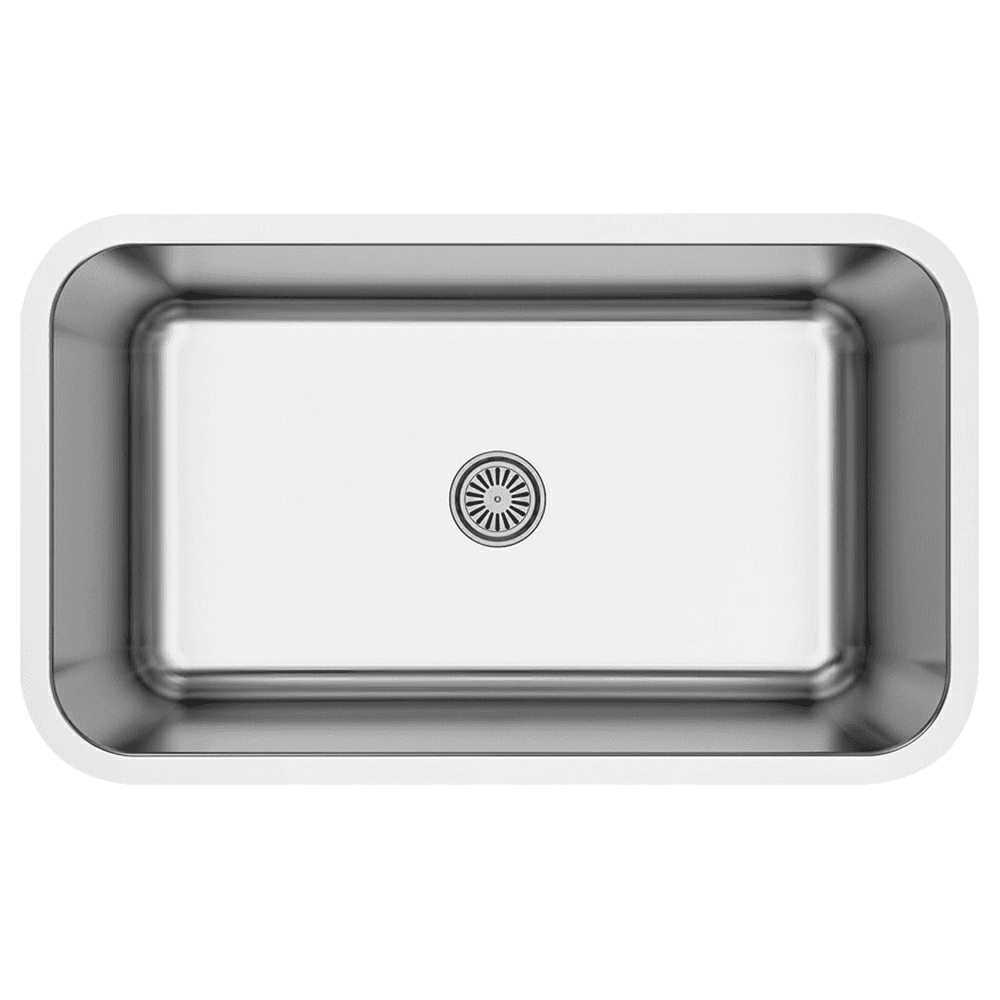 Profile Stainless Steel Undermount 18G Extra Large Single Bowl Kitchen Sink, 30" x 18" x 9