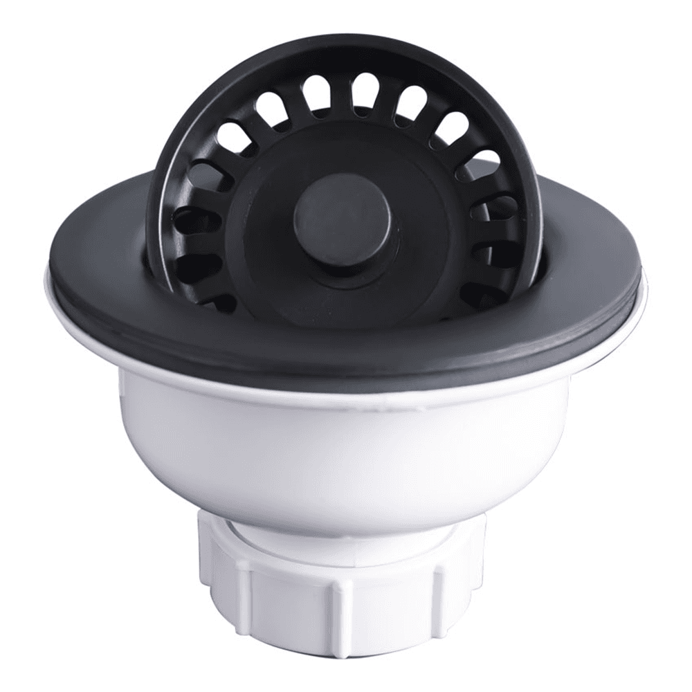 3-1/2" Quartz Strainer Basket, Black