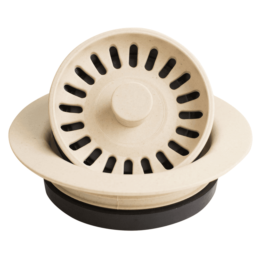 3-1/2" Quartz Disposal Flange, Bisque