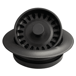 3-1/2" Quartz Disposal Flange, Black