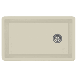 QU-670 Quartz Under Mount Extra Large Single Bowl Kitchen Sink, 31-5/8" x 19-1/8" x 9", Bisque