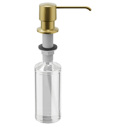 11-1/2" Kitchen Soap/Lotion Dispenser, Brushed Gold