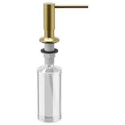 12-1/4" Kitchen Soap/Lotion Dispenser, Brushed Gold