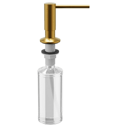 12-1/4" Kitchen Soap/Lotion Dispenser, Gold