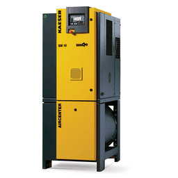 Kaeser SM 10 AIRCENTER 10 HP Rotary Screw Air Compressor with Dryer and Tank