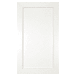 9" x 36" High DWhite Recessed Panel Wall Cabinet, Beech