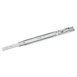 King Slide 3M52 Drawer Slide with 100lb Capacity, Full Extension, Side-Mount, Soft-Closing, Clear Zinc, 12