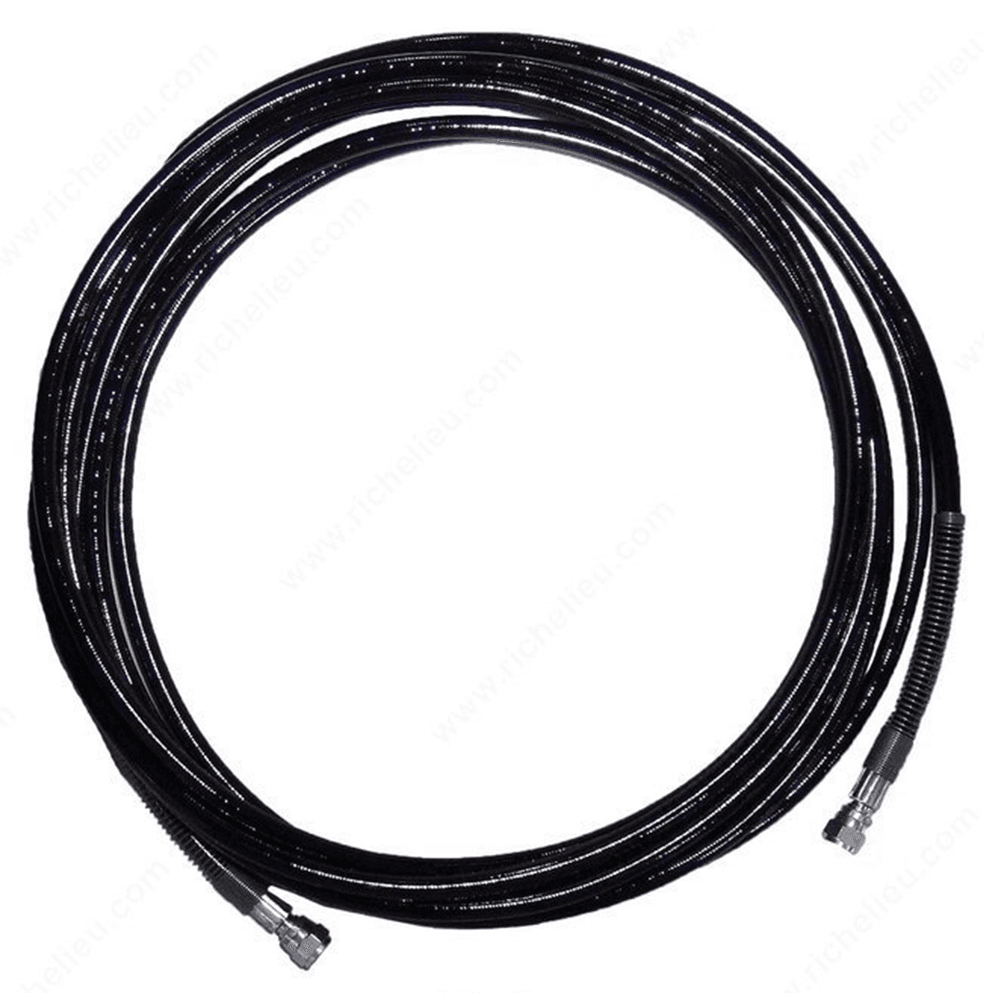 Airmix® 3/16" Conductive Fluid Hose with Spring, 25' Long