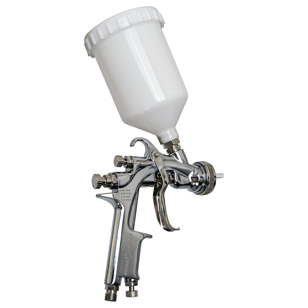 FStart HVLP Gravity Spray Gun with Cup, 1.5mm Nozzle