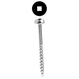 #8 x 2" Maxi-Loc Head Face Frame/Pocket-Hole Screw, Square Drive Coarse Thread and Type 17 Auger Point, Zinc, Box of 3 Thousand by Kreg