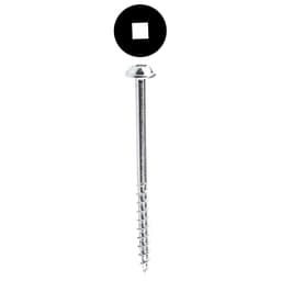 #8 x 2-1/2" Maxi-Loc Head Face Frame/Pocket-Hole Screw, Square Drive Coarse Thread and Type 17 Auger Point, Zinc, Box of 2 Thousand by Kreg