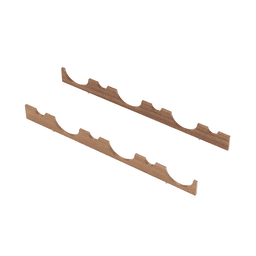 20-11/16" StraightLine Bottle Rack for Perforated Panel, Walnut
