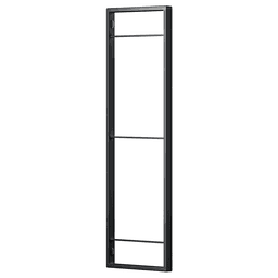Youk 26-3/8" x 7-7/8" Ladder Rack, Jet Black