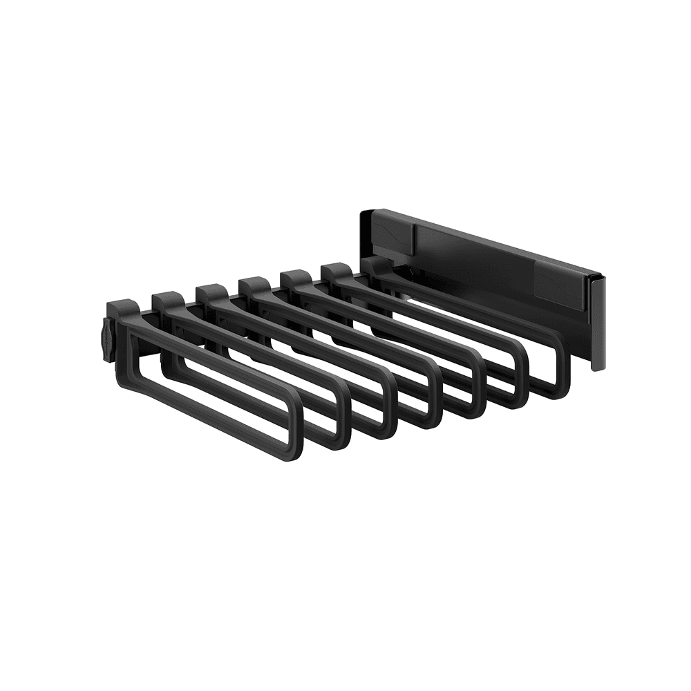 CONERO Closet Basic Pant Pull-Out, Powder Black, Set of 7