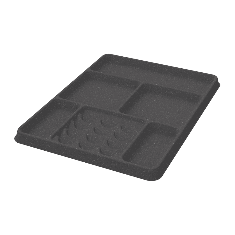 8-25/32" CONERO Flock Tray/Jewelry/Ring Bowl, Anthracite, 11-39/64" Depth