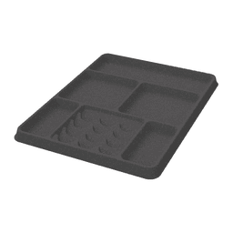 8-25/32" CONERO Flock Tray/Jewelry/Ring Bowl, Anthracite, 11-39/64" Depth