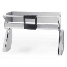 iMove 1-Tray Pull-Down Shelf with Soft-Open/Soft-Close/Frameless for 24" Cabinet Opening, Silver/White