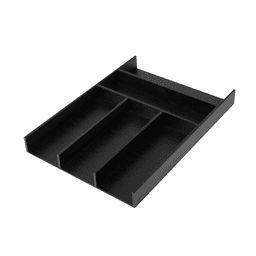 11-13/16" StraightLine Cutlery Insert, Black Ash