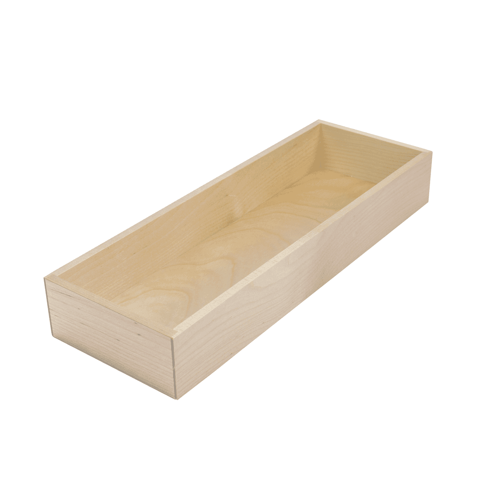 11-13/16" StraightLine Small Drawer Box Insert, Birch